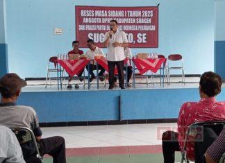 Sugiyarto Gelar Reses Bersama Wargas Masyarakat Desa Wonorejo