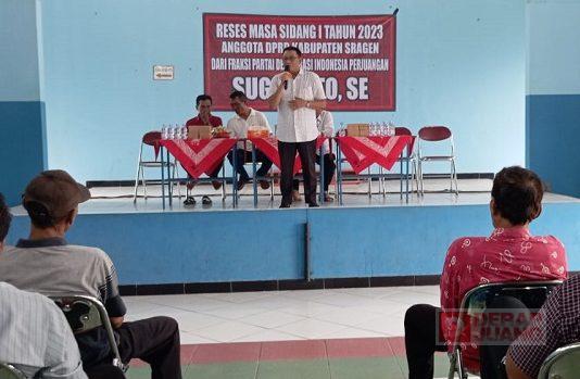 Sugiyarto Gelar Reses Bersama Wargas Masyarakat Desa Wonorejo