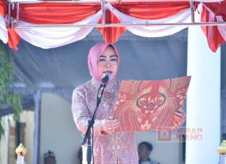 Upacara peringatan hari bela negara dan hari ibu