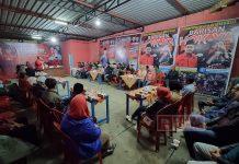 Wahyu Nugroho beri arahan kepada team gugus tugas di posko pemenangan dapil 2