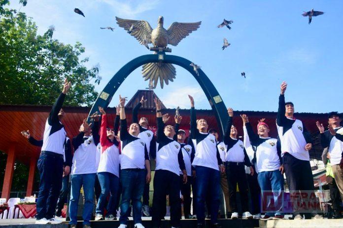 Dance hadir dalam Kejurnas Liga Perkutut Indonesia (LPI) XII di Kota Salatiga Dance Apresiasi Kejurnas Liga Perkutut Indonesia di Kota Salatiga