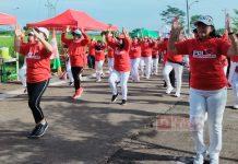 Depwan Salatiga Gelar Senam Bersama Menyambut Pemilu 2024