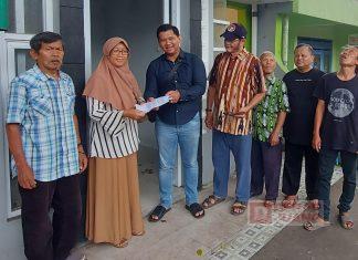 Bonar Gelontorkan Bantuan Sarana Pos Kampling di Margosari