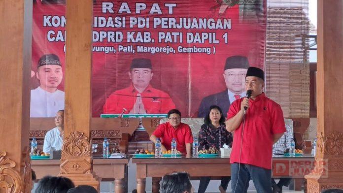 Samsi rapat konsolidasi dan simulasi pencoblosan Samsi rapat konsolidasi dan simulasi pencoblosan