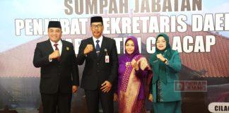 Hadiri Pelantikan Pj Sekda Cilacap, Taufik Harap Netralitas di Kalangan ASN Terus Terjaga