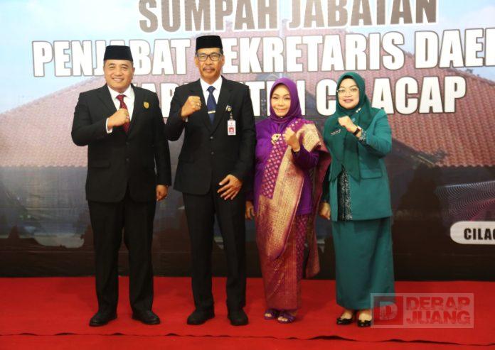 Hadiri Pelantikan Sekda Cilacap, Taufik Harap Netralitas Di Kalangan ASN