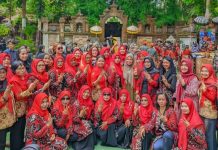 Bersama DepWan DPC PDI Perjuangan Kab Magelang, Siti Atikoh Jadi Pengrawit di Magelang