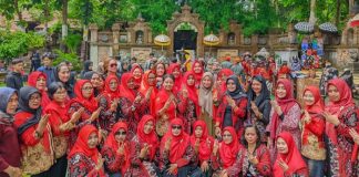 Bersama DepWan DPC PDI Perjuangan Kab Magelang, Siti Atikoh Jadi Pengrawit di Magelang