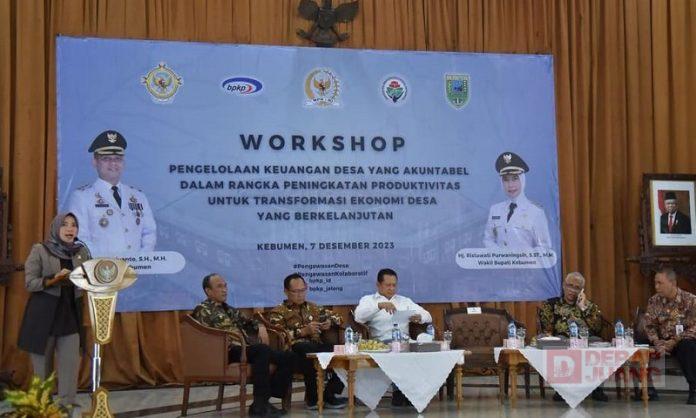 Ristawati Buka Workshop Pengelolaan Keuangan dan Pembangunan Ekonomi Desa Ristawati Buka Workshop Pengelolaan Keuangan dan Pembangunan Ekonomi Desa
