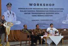 Ristawati Buka Workshop Pengelolaan Keuangan dan Pembangunan Ekonomi Desa Ristawati Buka Workshop Pengelolaan Keuangan dan Pembangunan Ekonomi Desa