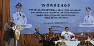 Ristawati Buka Workshop Pengelolaan Keuangan dan Pembangunan Ekonomi Desa Ristawati Buka Workshop Pengelolaan Keuangan dan Pembangunan Ekonomi Desa