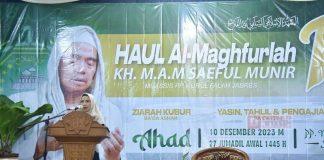 Ristawati Hadiri Haul Al-Maghfurlah Abah K.H. Saeful Munir