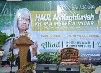 Ristawati Hadiri Haul Al-Maghfurlah Abah K.H. Saeful Munir