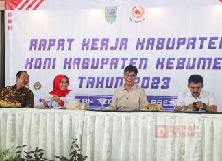 Ristawati Hadiri Rapat Kerja KONI Kabupaten Kebumen Tahun 2023