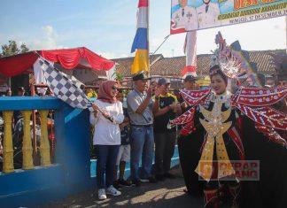 Ristawati Lepas Jalan Sehat Desa Sidayu Kecamatan Gombong