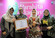 Ristawati Hadiri Acara Penghargaan APE 2023 Katagori Nindya dari Kementerian PPPA RI