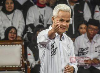 Ganjar 'Sat Set' Gaungkan Gagasan Bidang Hukum dan Pemerintahan pada Debat Perdana