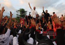 Ganjar Pranowo meminta relawannya untuk menjaga Jateng tetap ‘Kandang Banteng’ PDI Perjuangan di Jawa Tengah. Hal itu diungkapkannya saat  melakukan pertemuan dengan TPD, TPC, Caleg, dan Relawan se-Magelang