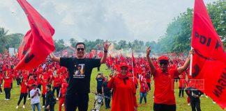 3.000 Pasukan Sicita Dapil 4 Banyumas meriahkan Peringatan HUT PDI Perjuangan ke-51 Sicita