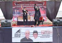 Moch Adhi Meriahkan HUT PDIP Ke 51 Bersama Warga Desa Kuniran