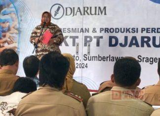 Bupati Yuni Resmikan Pabrik PT Djarum Di Sumberlawang Sragen