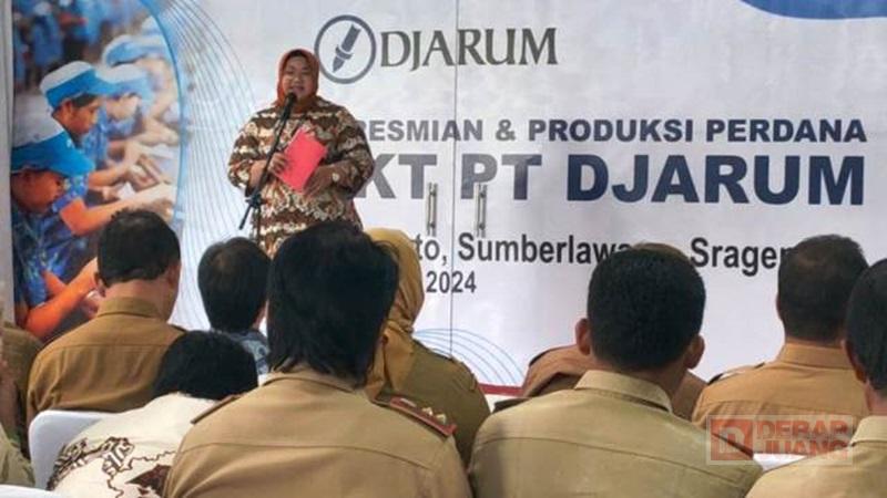 Bupati Yuni Resmikan Pabrik PT Djarum Di Sumberlawang Sragen
