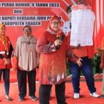 Bupati Yuni Sosialisasikan Lima Surat Suara Menjelang Pemilu
