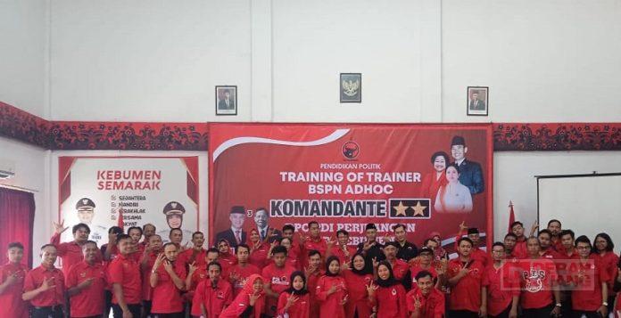 DPC PDI Perjuangan Kebumen Gelar TOT BSPN Adhoc Bintang Dua Kebumen