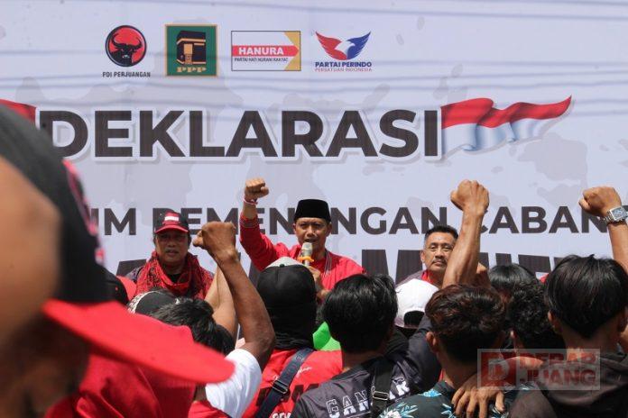 H Nuryanto Deklarasi Pemenangan Ganjar Mahfud Banjarnegara Sukses