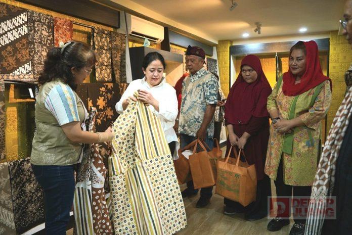 Mbak Puan Dorong Kota Semarang Angkat Potensi Asli Karya Batik Warna Alam