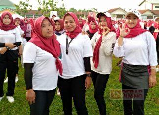 Peringati HUT PDI Perjuangan ke-51, Ibu-ibu di Sokaraja Ramaikan Gebyar Sicita Sicita