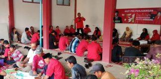 Bersama Masyarakat, Junarso Ajak Mengkhidmati HUT PDI Perjuangan ke-51