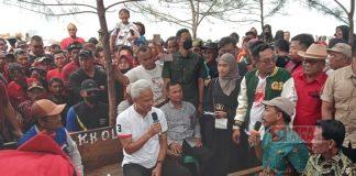 Kader Banteng Kota Pekalongan Sambut Kedatangan Ganjar Pranowo