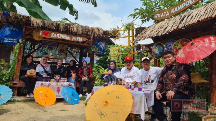 Kunjungi Kampung Nopia, Aiqoh Semangati Pelaku Usaha Banyumas