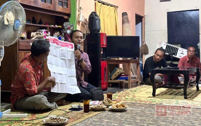 Margono Edukasi Proses Pencoblosan Di Kertas Suara