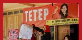 Mbak Lusi Sosialisasikan Jenis Kartu Suara Dalam Pemilu, Bersama Masyarakat Manggarmas