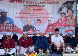 Peringati HUT PDI Perjuangan ke-51, KomandanTe Kedungbanteng Gelar Sholawat