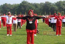 Perkuat Sambung Rasa, Sri Ruwiyati dan Anwar Gelar Senam Indonesia Cinta Tanah Air (SICITA)