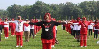 Perkuat Sambung Rasa, Sri Ruwiyati dan Anwar Gelar Senam Indonesia Cinta Tanah Air (SICITA)