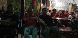 Relawan Ganjar Kota Pekalongan Antusias Nobar Debat Cawapres