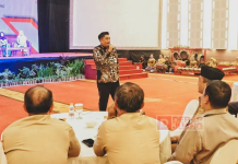 Bupati Magelang Mmeberikan Arahan Dalam Acara Rapat Kerja Disdikbud Kab.Magelang