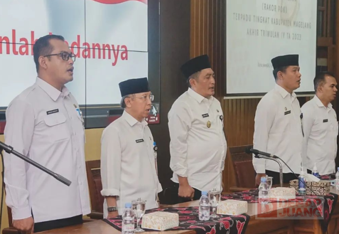 Bupati Magelang Mengapresiasi Realisasi Penyerapan Anggaran Daerah Yang Optimal
