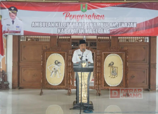 Bupati Magelang Memberikan Bantuan Ambulance Jenazah dan Kelurahan Untuk Mempercepat Layanan Masyarakat