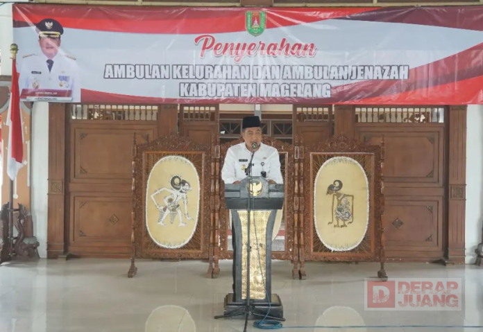 Bupati Magelang Memberikan Bantuan Ambulance Jenazah dan Kelurahan Untuk Mempercepat Layanan Masyarakat