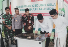 Bupati Magelang Resmikan Gedung Kelas Baru SMP API AL-HUDA Nepak Bulurejo