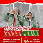 DPD Partai Jateng Konsisten Selenggarakan Nobar Debat Capres Cawapres di Panti Marhaen