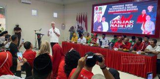Temui Kader Partai di Banyumas, Ganjar Ingatkan Untuk Taat Aturan dan Tertib Berkampanye