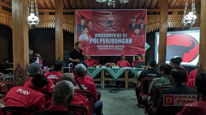 Sambung Rasa Dahono Bersama Kader Dalam HUT ke-51 PDI Perjuangan