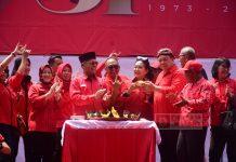 Banteng Kota Salatiga Gelar Upacara HUT ke-51 PDI Perjuangan