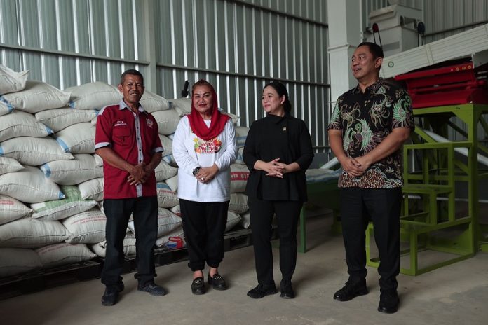 Mbak Puan Resmikan Rice Mill dan Luncurkan Program Bisnis Petani Milenial di Kota Semarang
